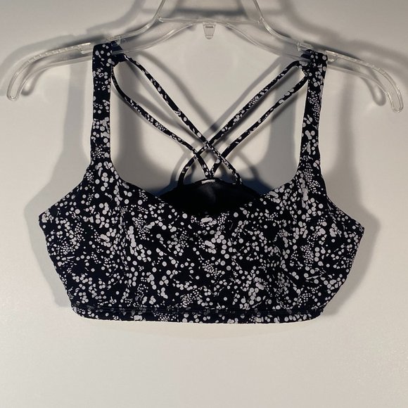 lululemon athletica Other - Lululemon Athletica Black White Dot Sports Bra Women Size 8